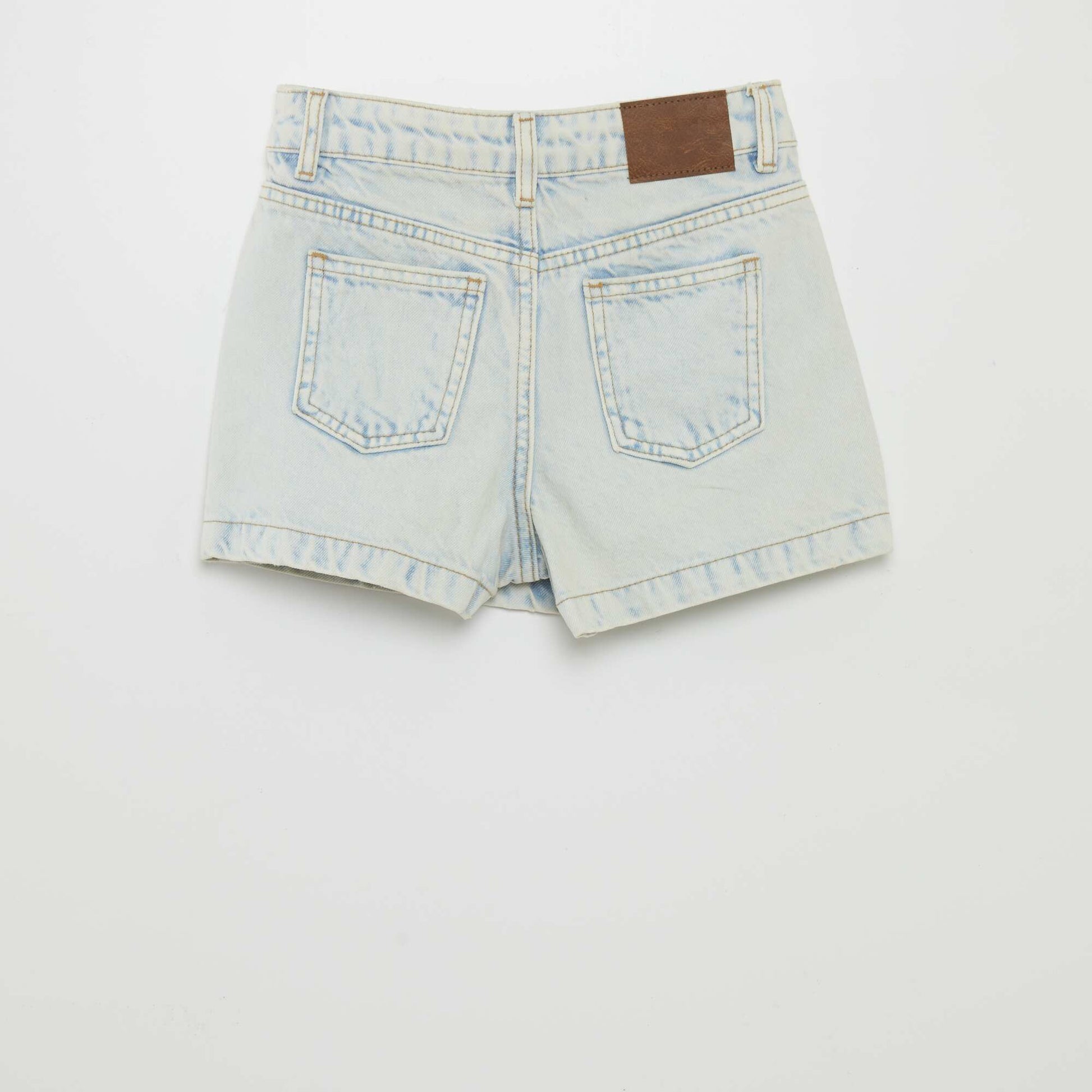 Jupe short en jean Bleu