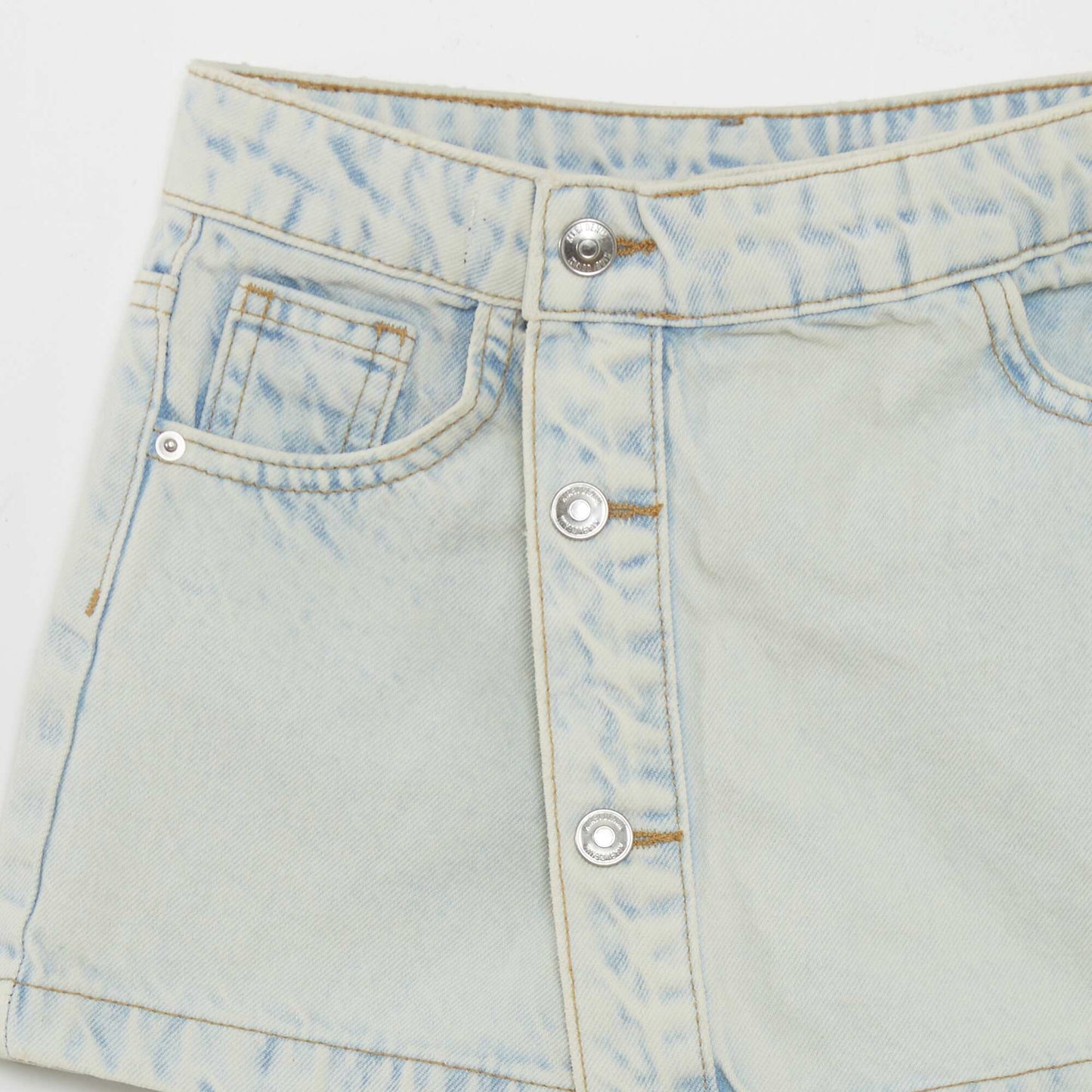 Jupe short en jean Bleu