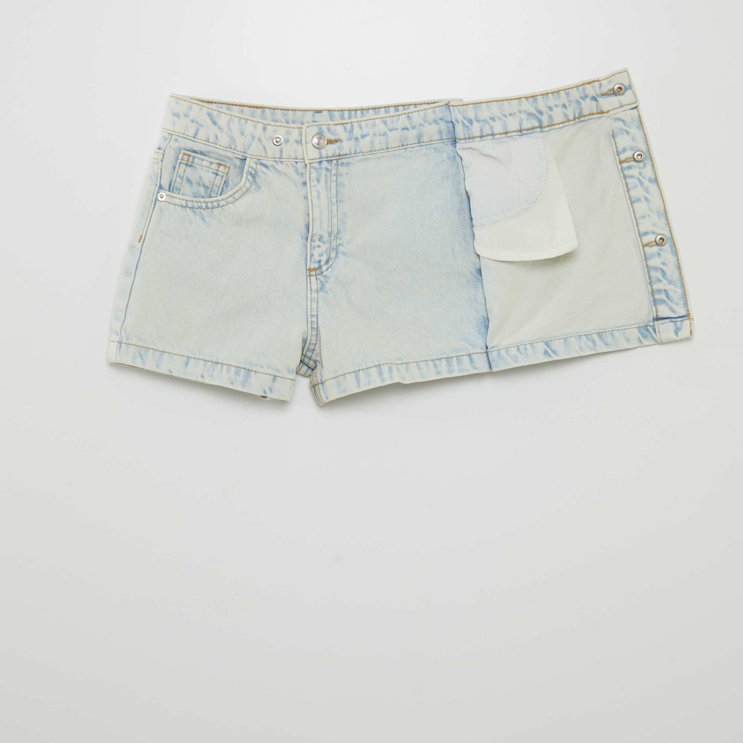 Jupe short en jean Bleu