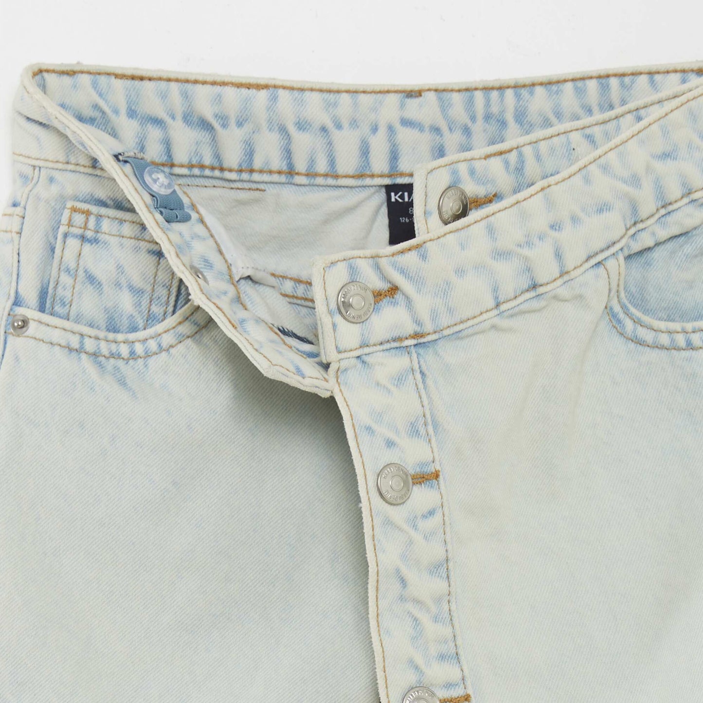 Jupe short en jean Bleu