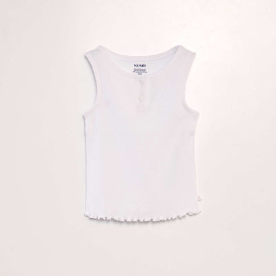 D bardeur c tel bord volant blanc