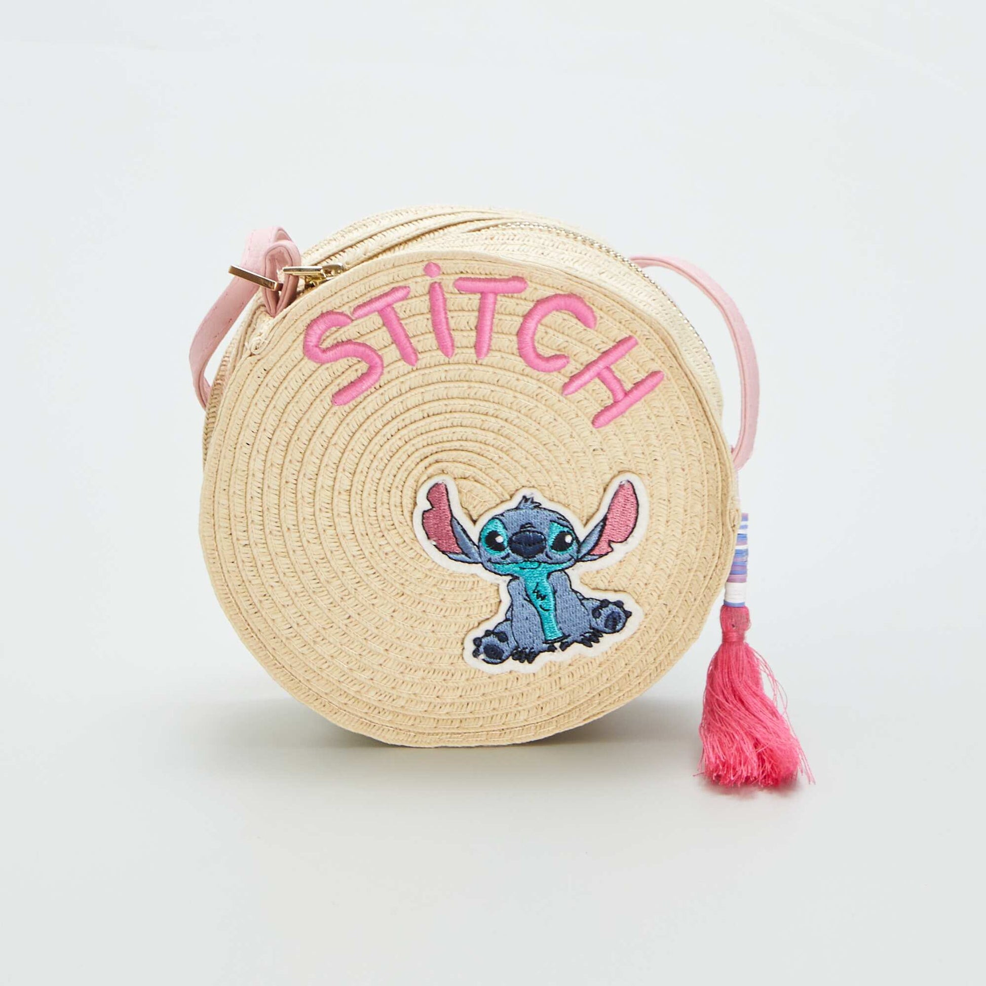 Sac en paille 'Stitch' 'Disney' Beige