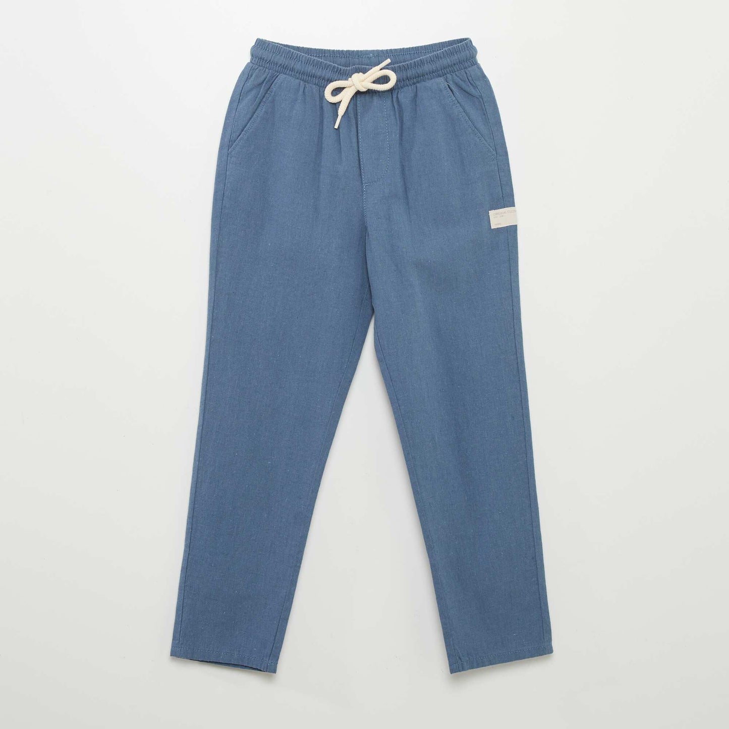 Pantalon fluide Bleu