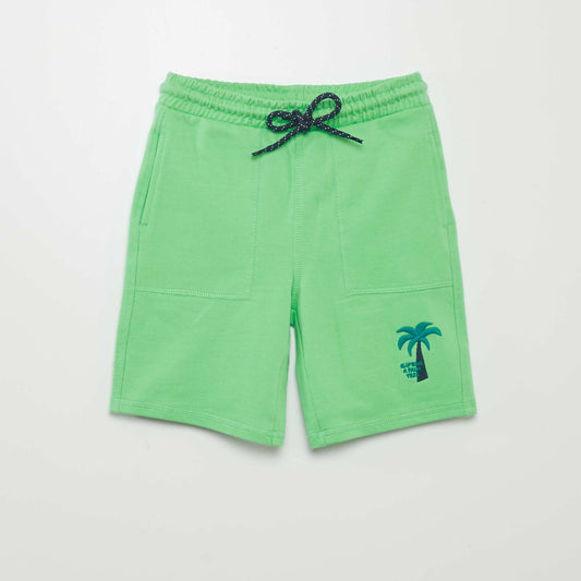 Short en molleton Vert