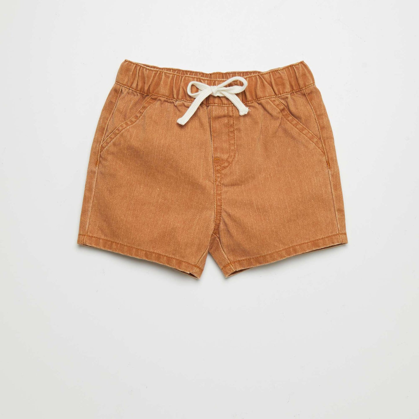 Short en denim color  Orange