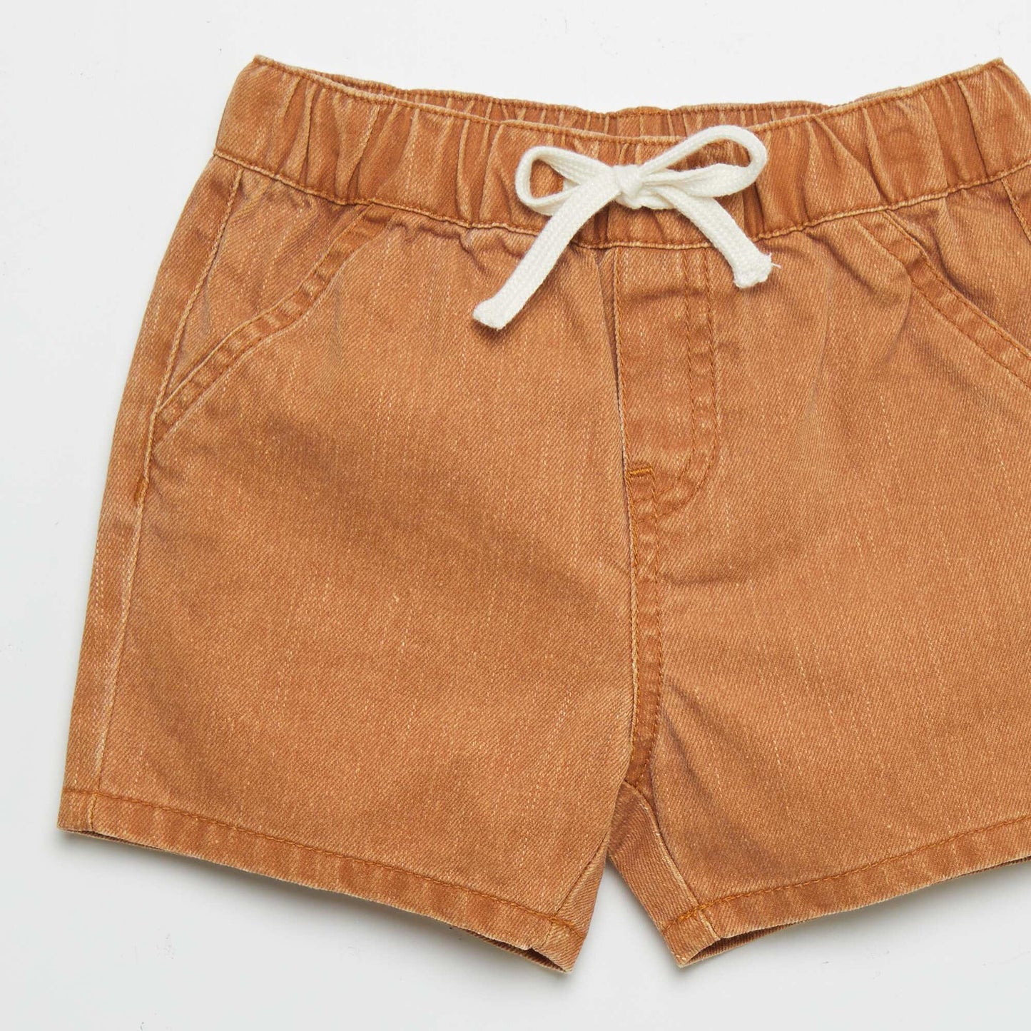 Short en denim color  Orange