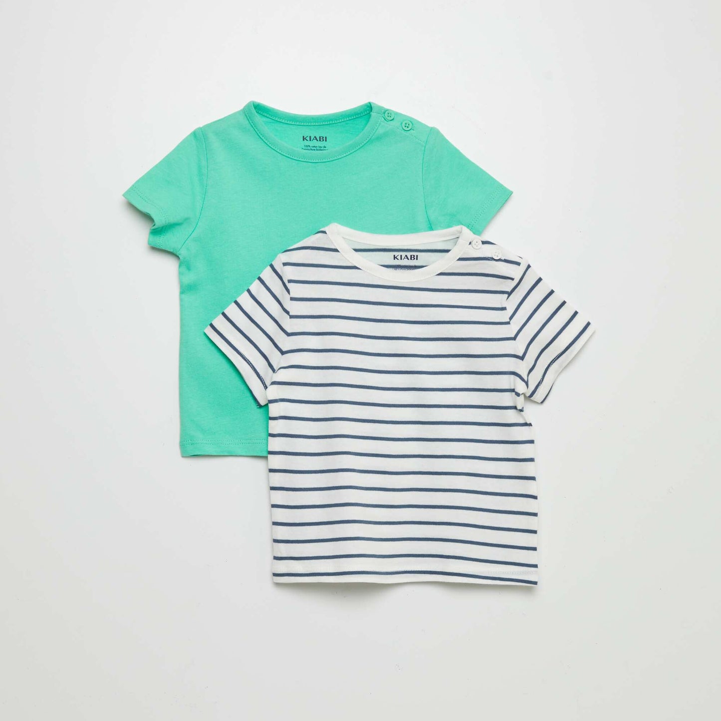 Lot de 2 t-shirts Vert