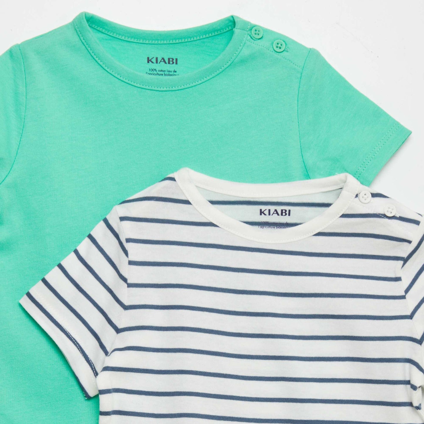 Lot de 2 t-shirts Vert