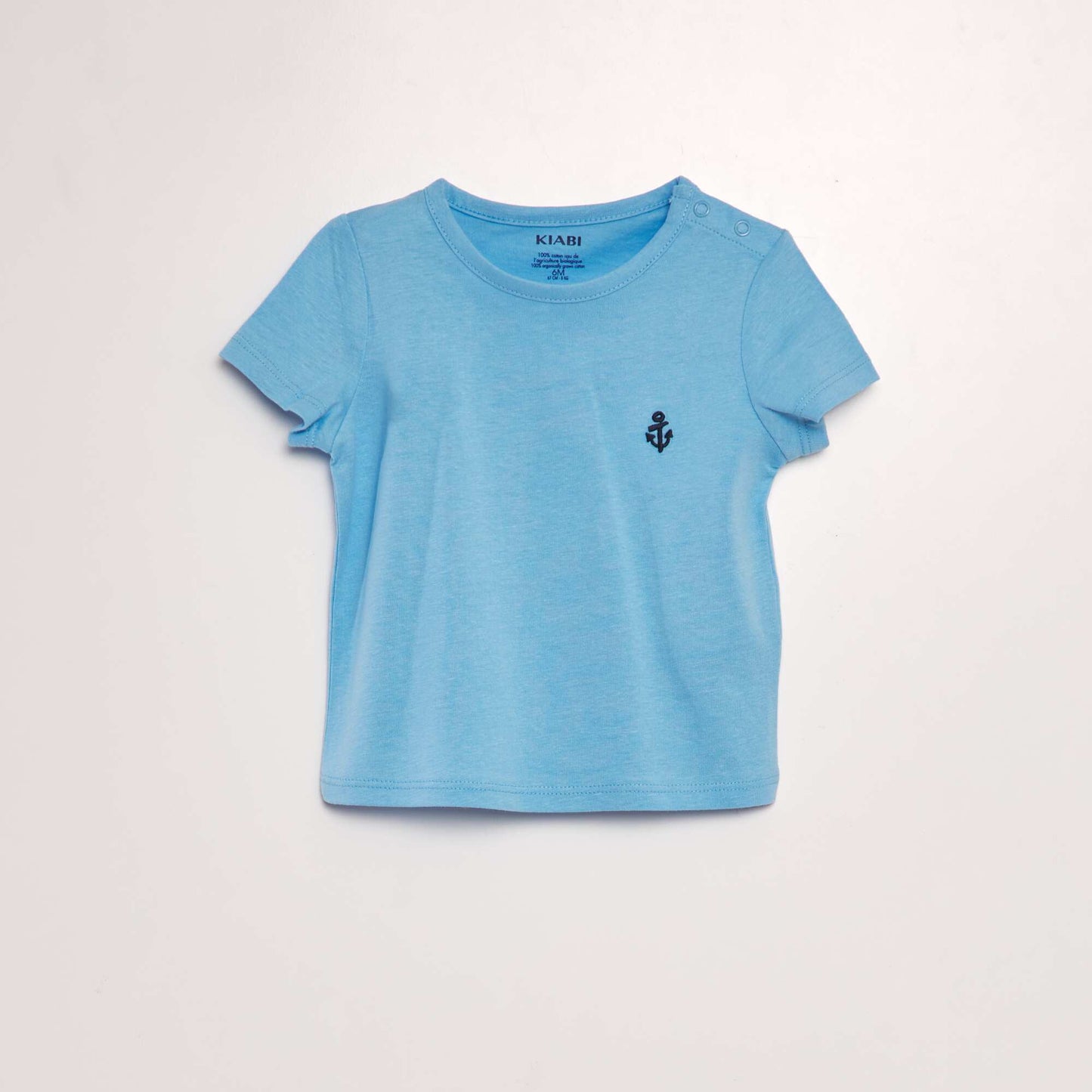 Lot de 2 t-shirts unis Bleu