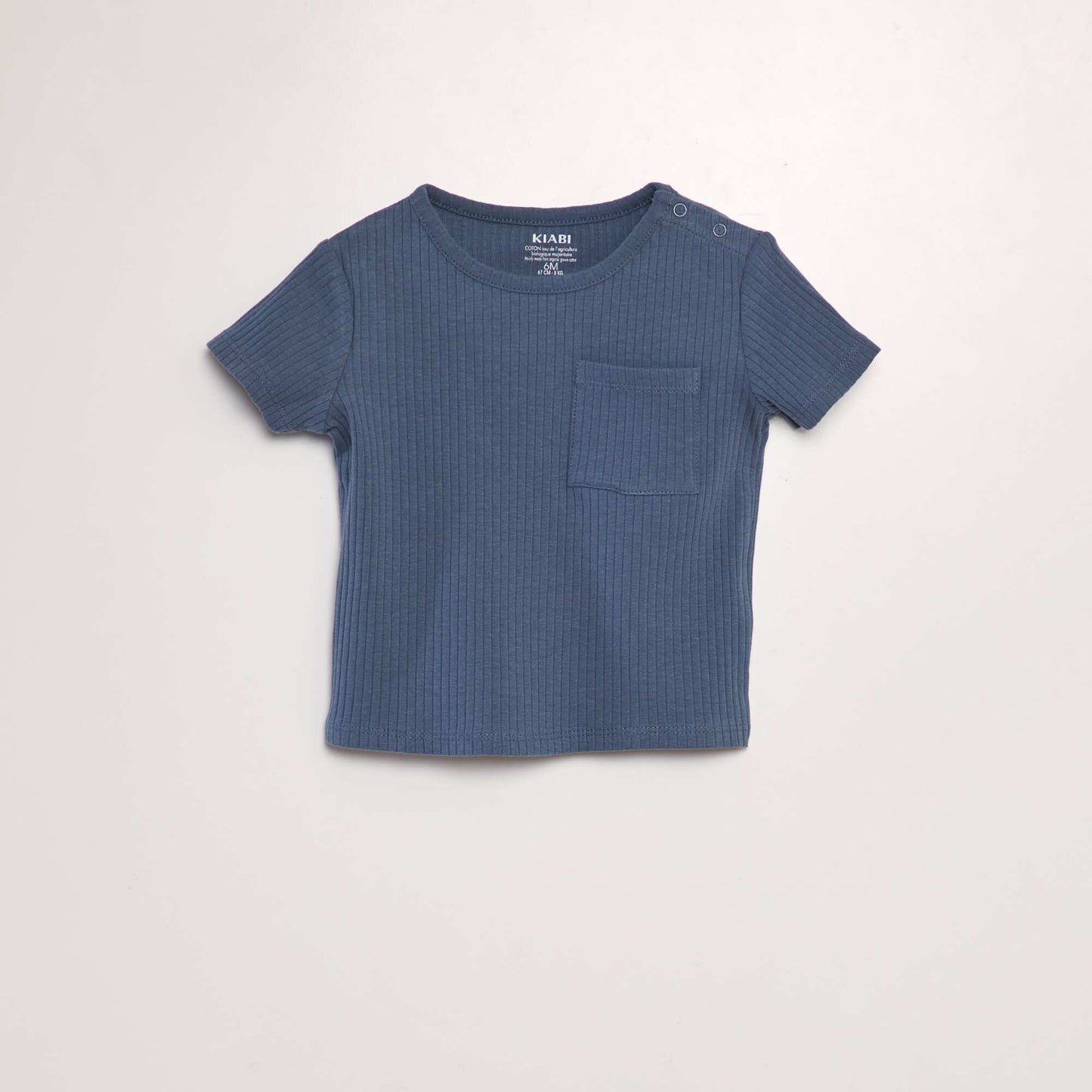 Lot de 2 t-shirts unis Bleu