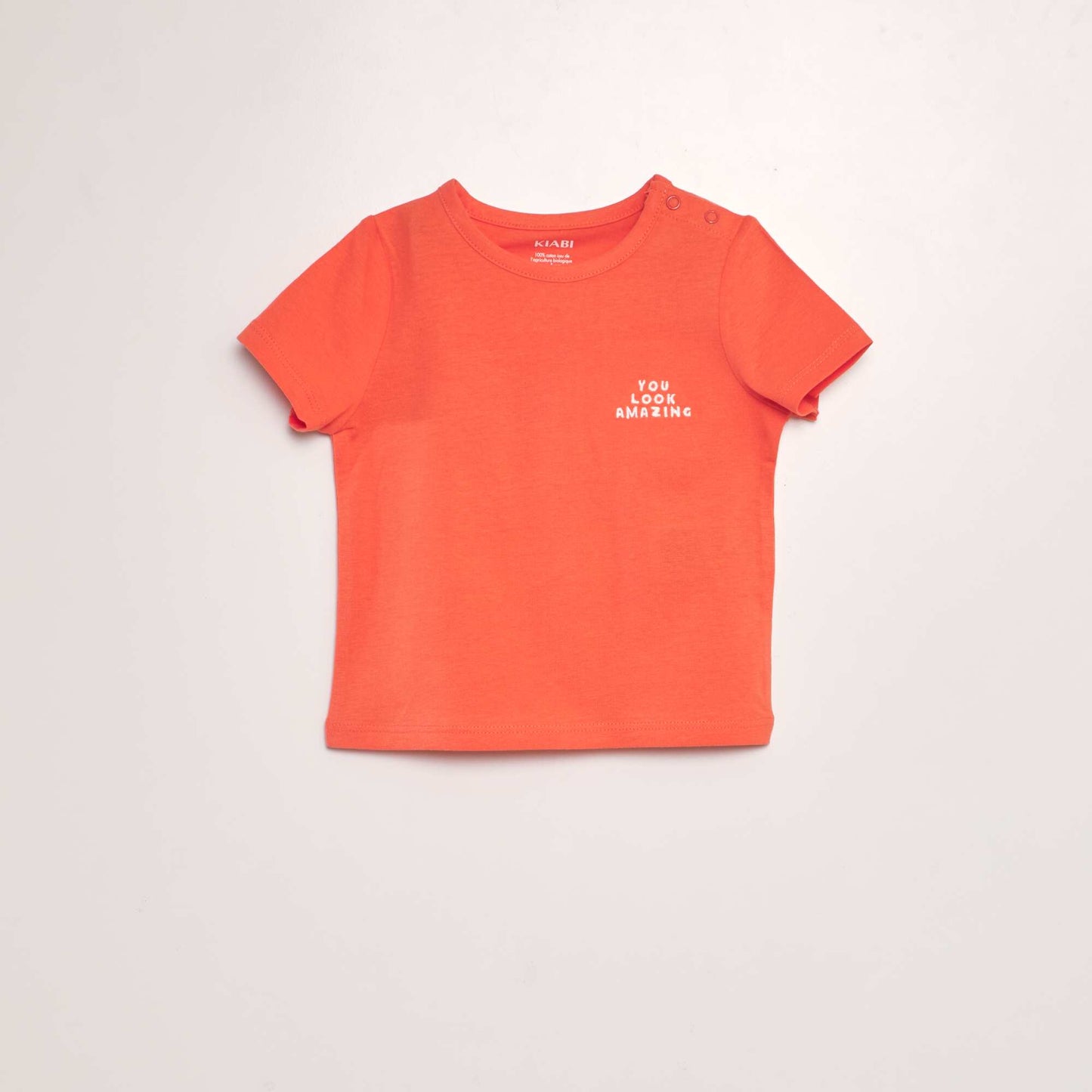 Lot de 2 t-shirts unis Rouge