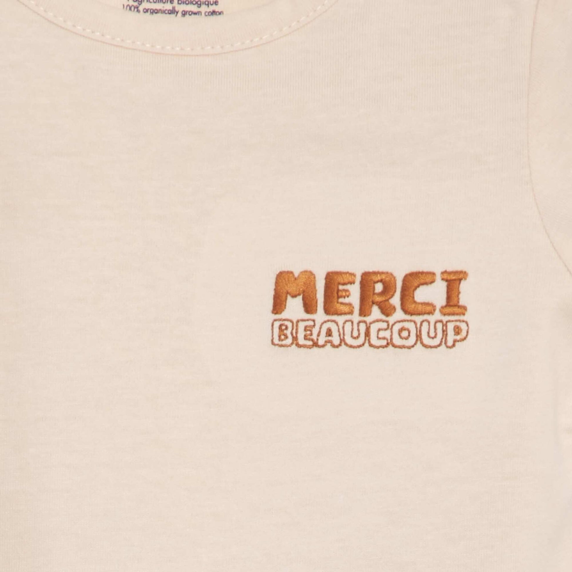 Lot de 2 t-shirts unis Marron