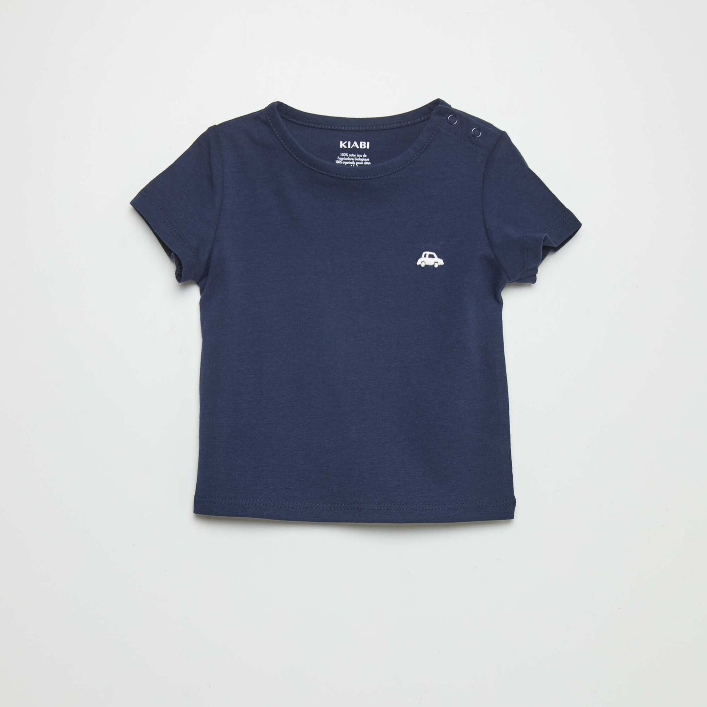 Lot de 2 t-shirts unis Bleu