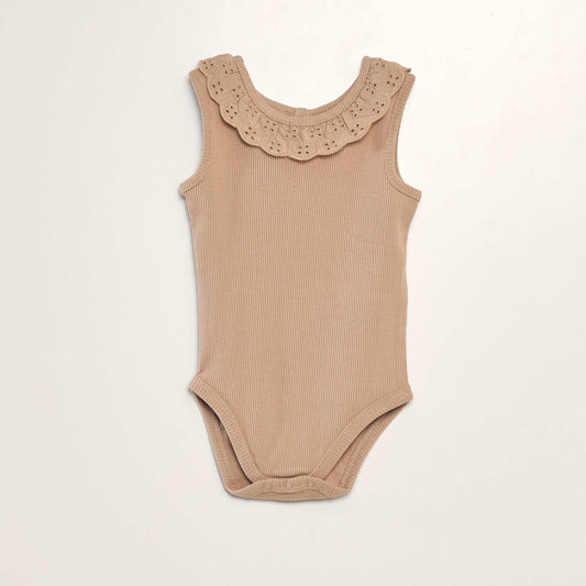 Body c tel    col brod  Beige