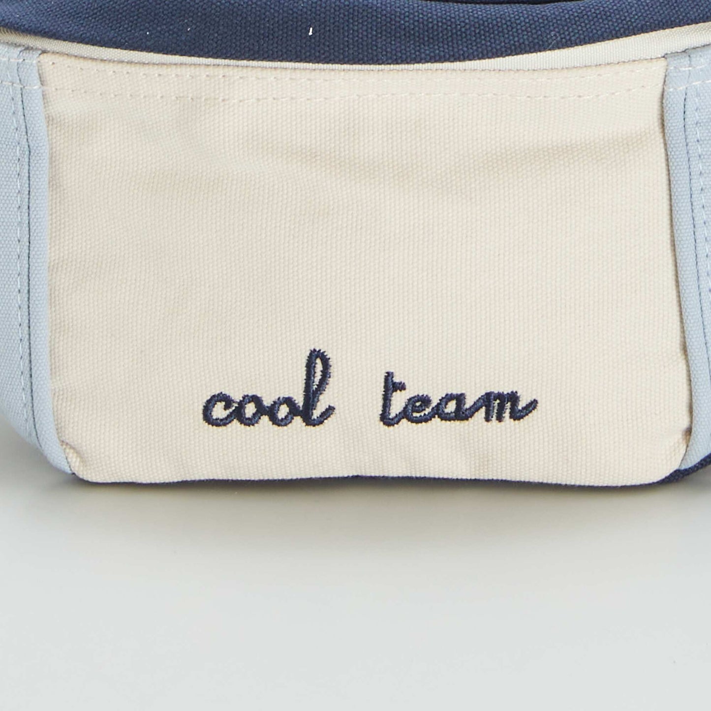 Sac banane colorblock Bleu