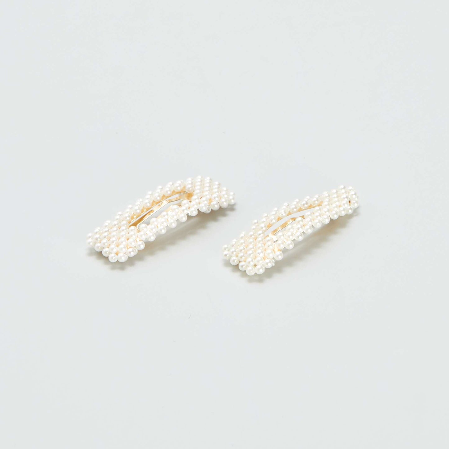 Lot de 2 barrettes en perles Perle