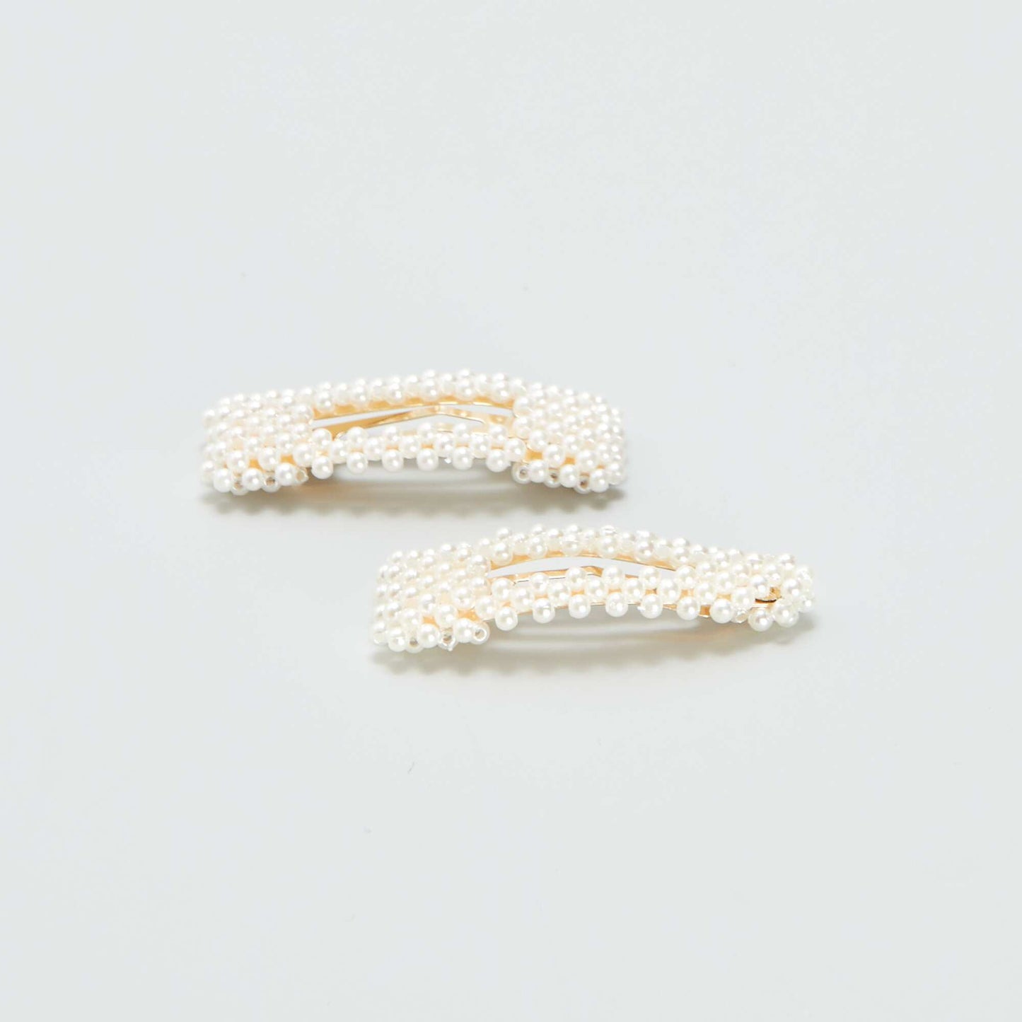 Lot de 2 barrettes en perles Perle