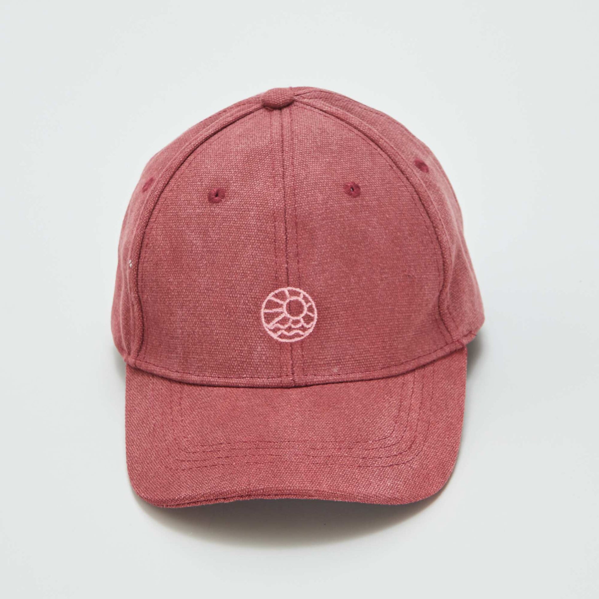 Casquette en toile Rouge