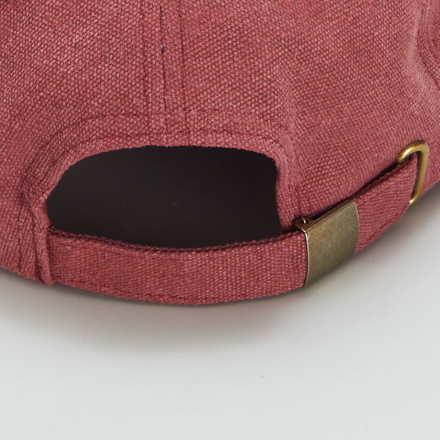 Casquette en toile Rouge