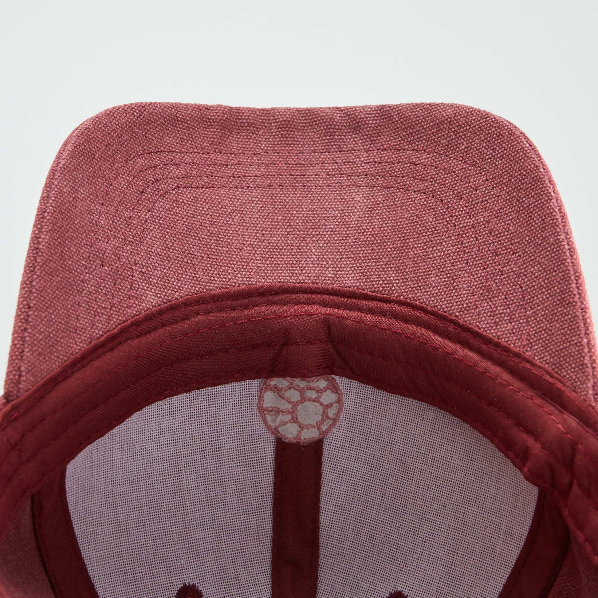 Casquette en toile Rouge