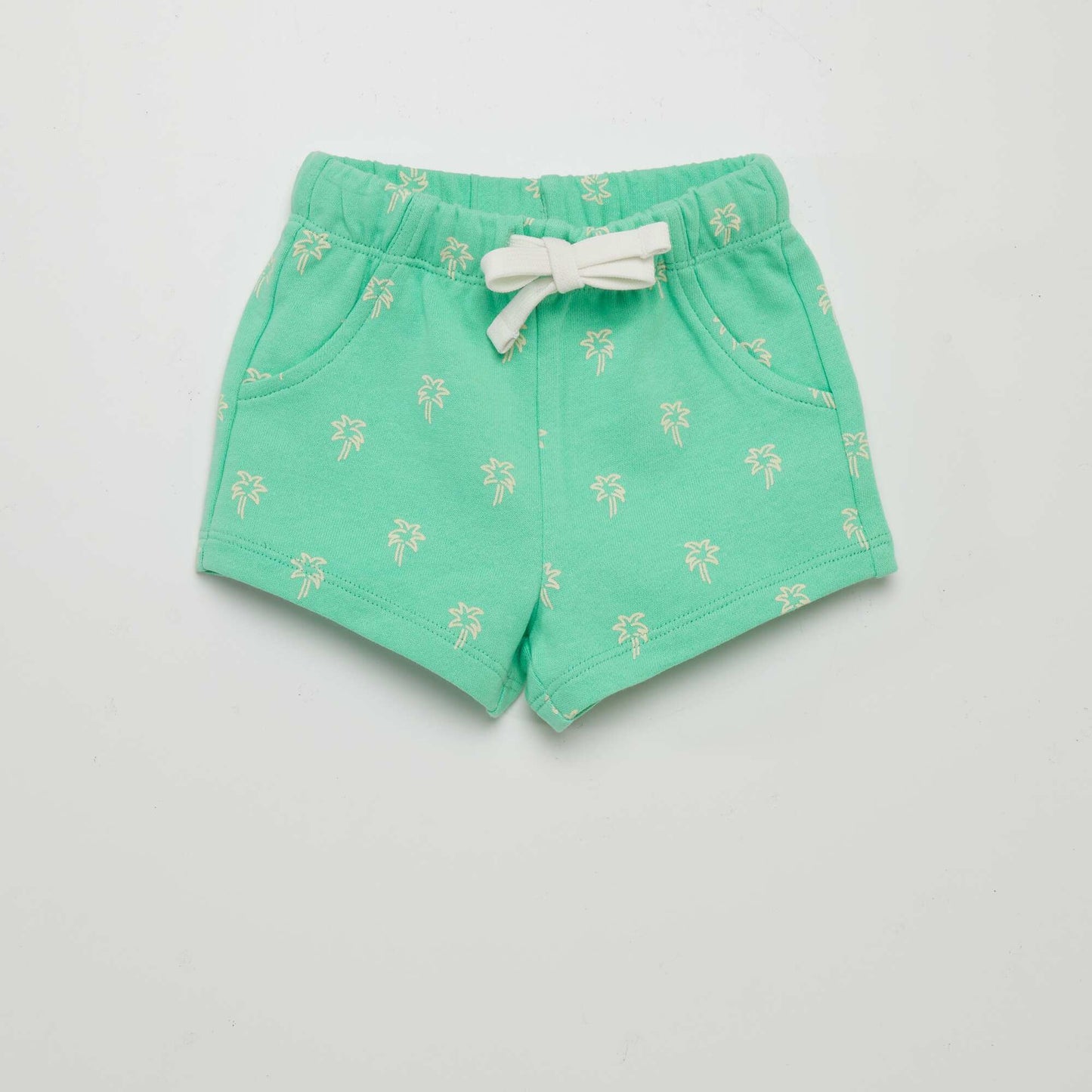 Lot de 2 shorts en molleton fin Vert/rouge