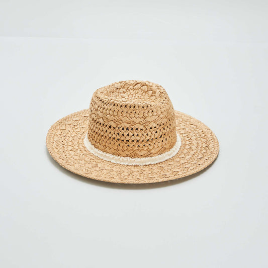 Chapeau de paille Marron