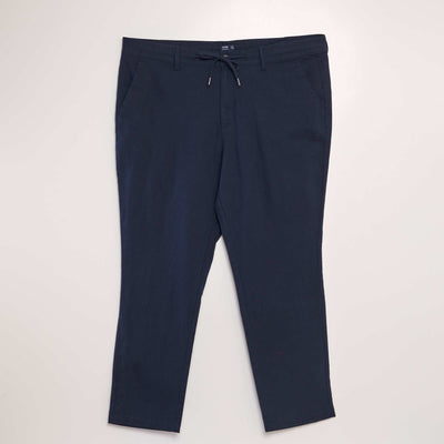Pantalon chino Bleu