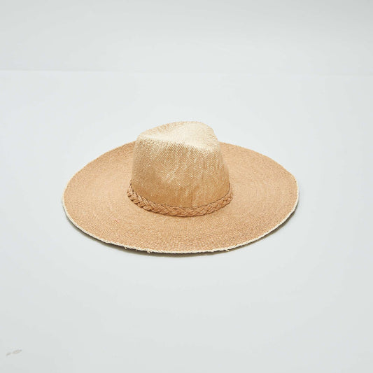 Chapeau de paille BEIGE