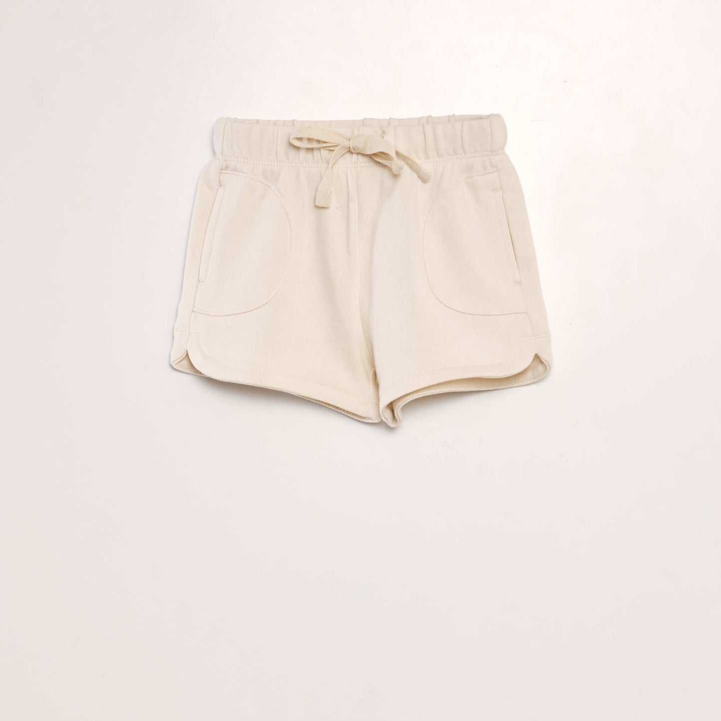 Short en french terry Blanc