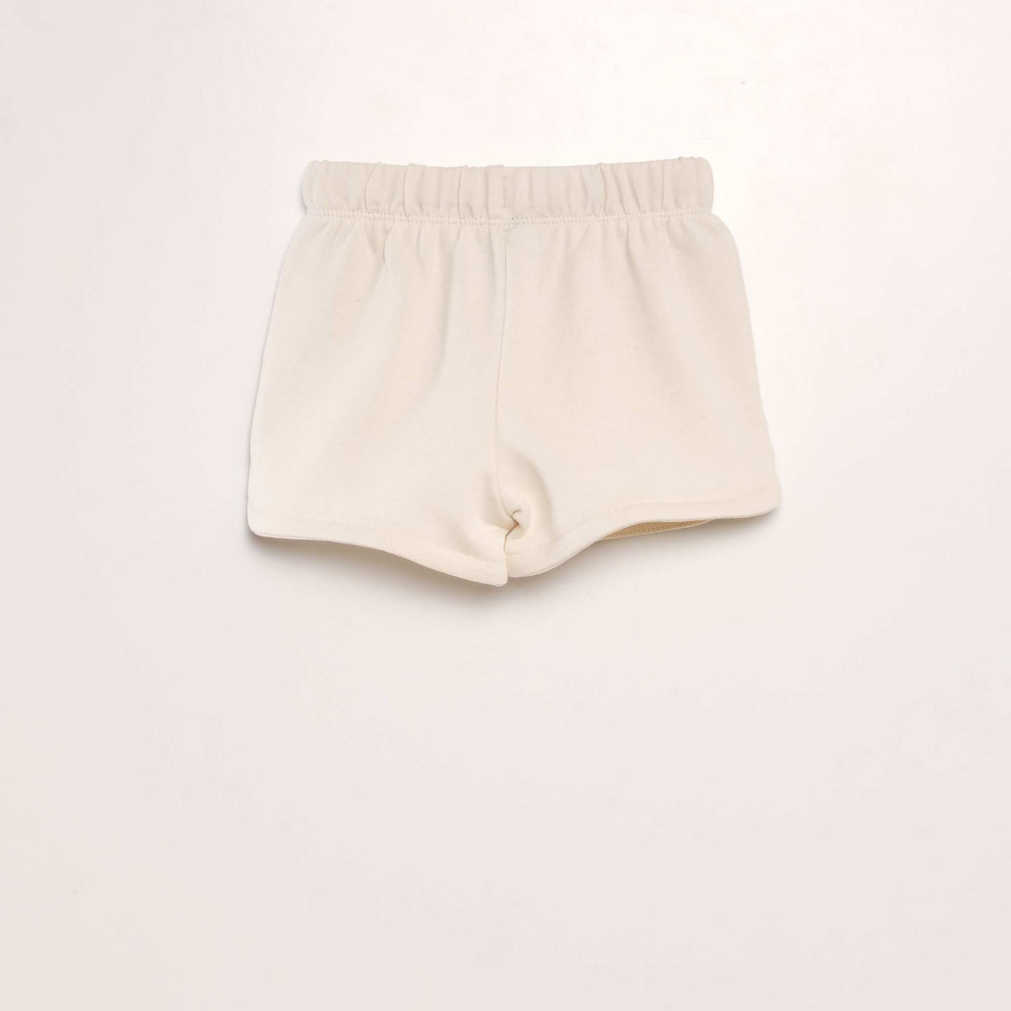 Short en french terry Blanc