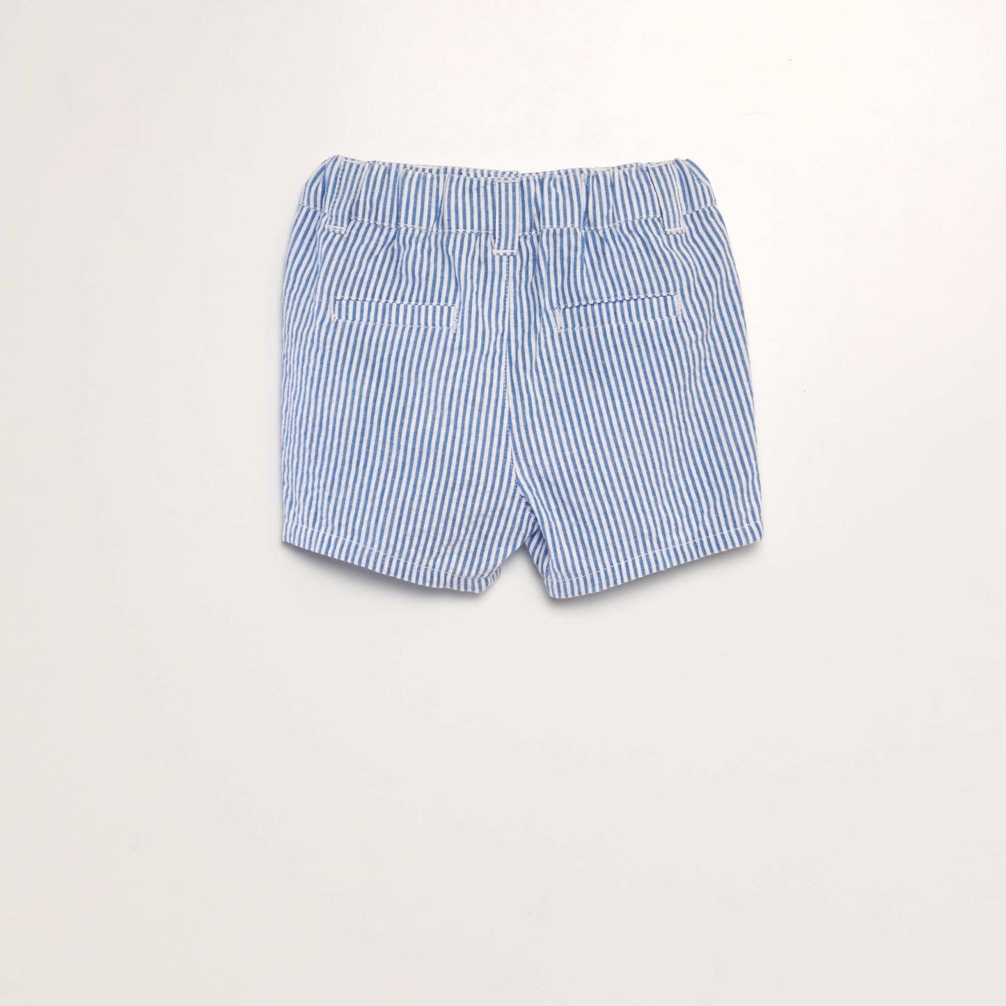 Short ray  en lin Bleu