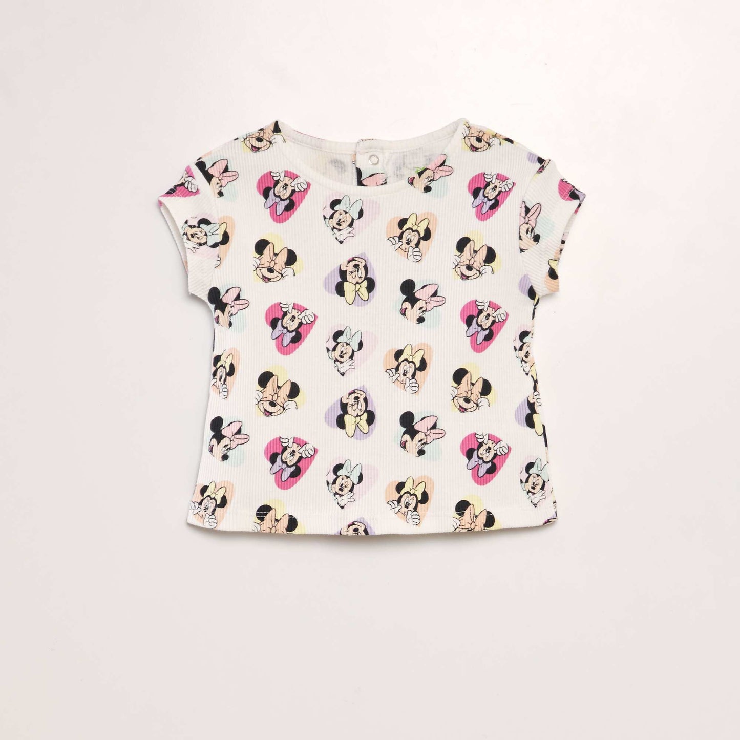 Combishort denim + T-shirt imprim  'Minnie' - 2 pi ces Minnie