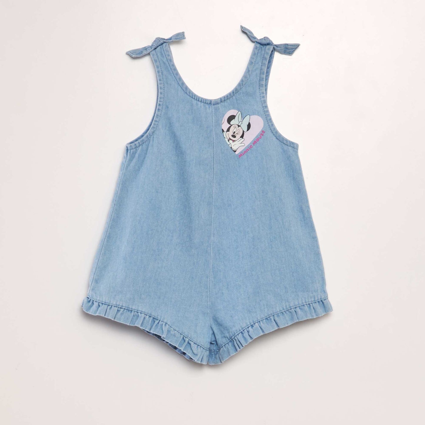 Combishort denim + T-shirt imprim  'Minnie' - 2 pi ces Minnie