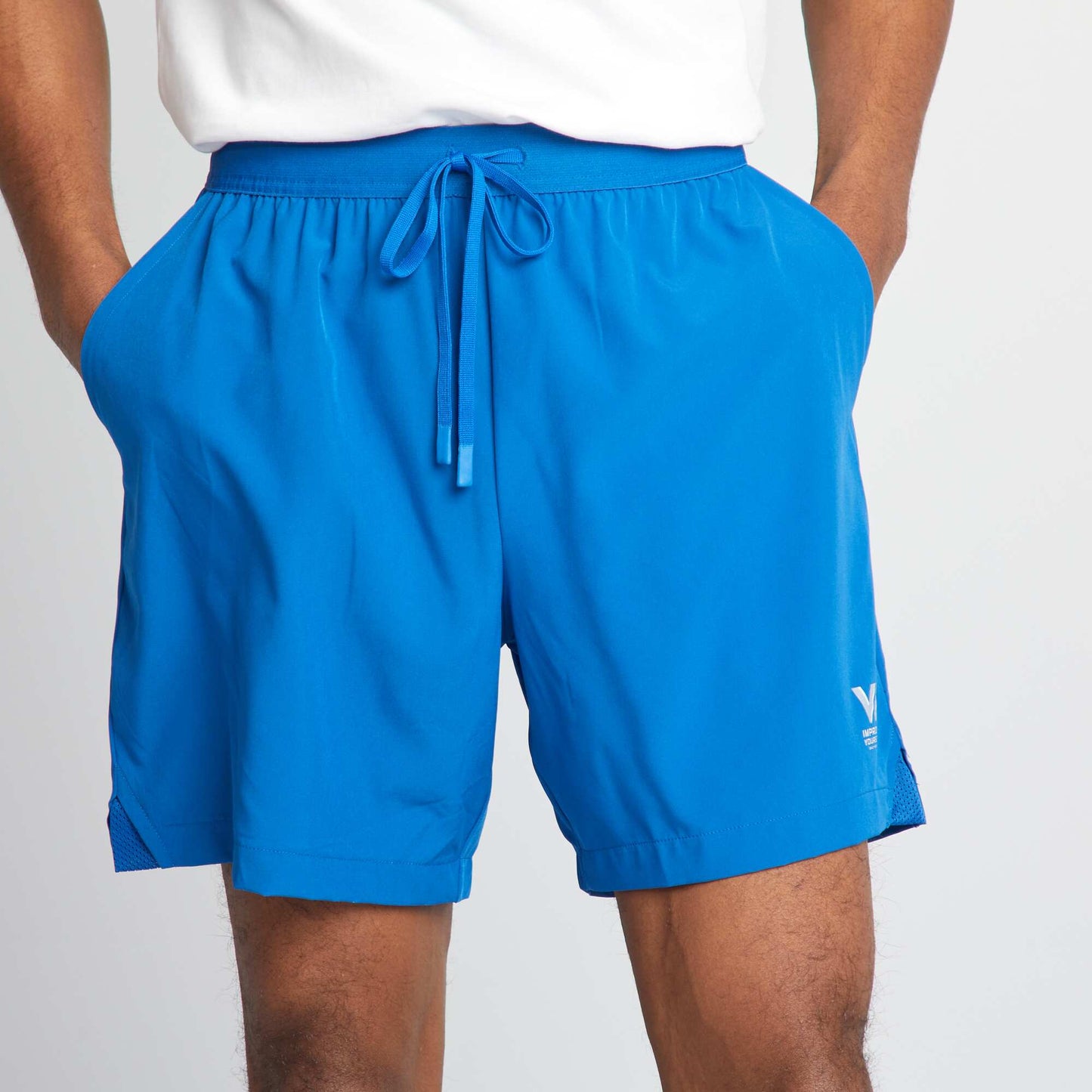 Short de sport l ger Bleu