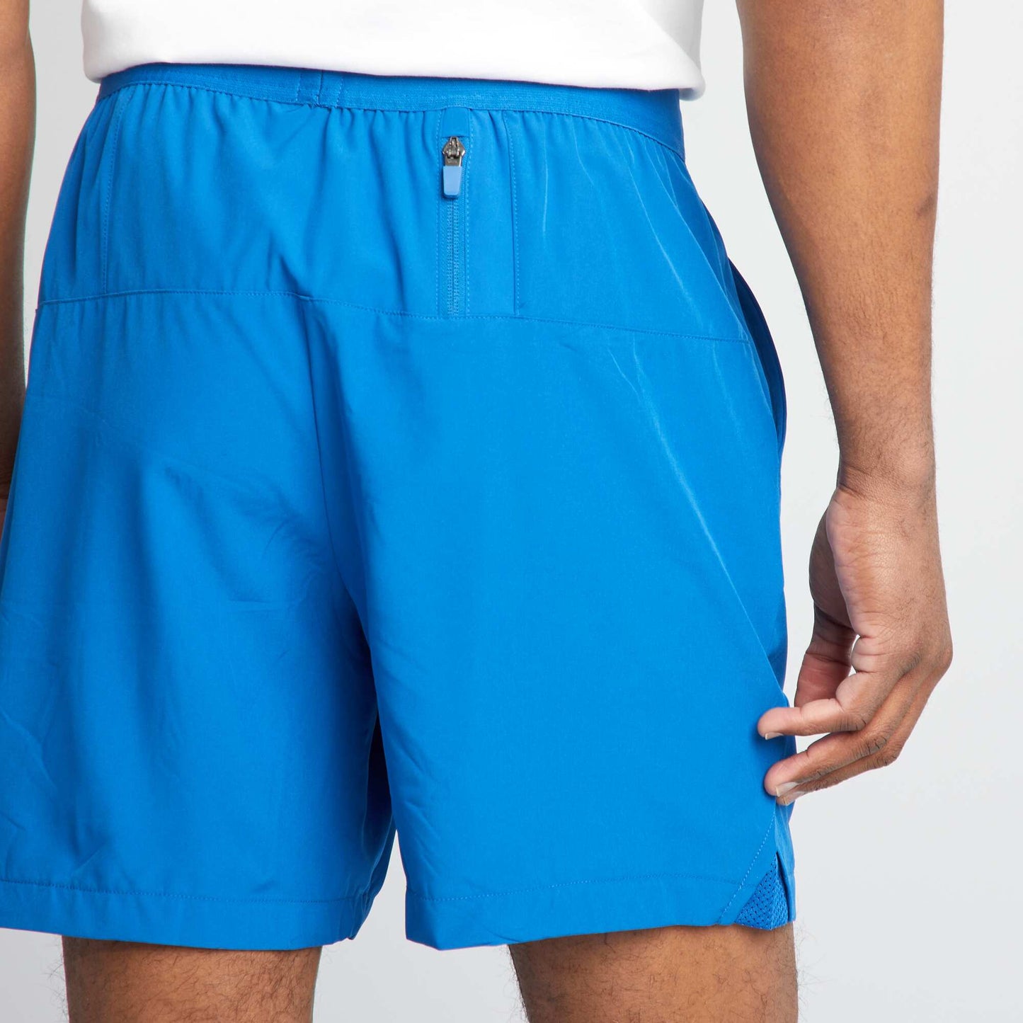 Short de sport l ger Bleu