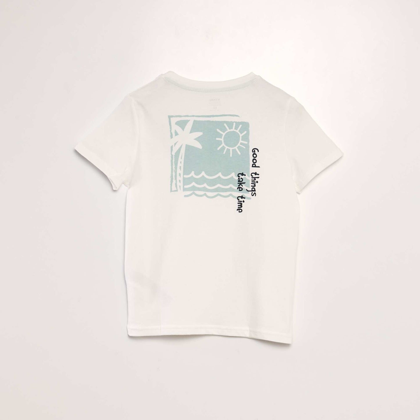 T-shirt imprim messages Blanc