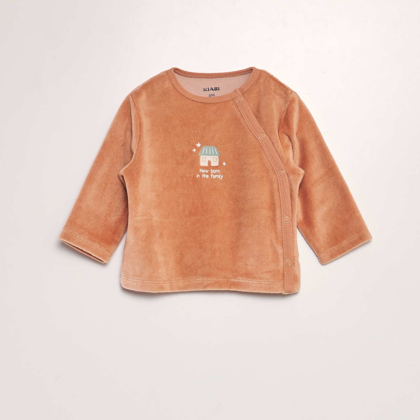 Ensemble pyjama en velours Orange/beige