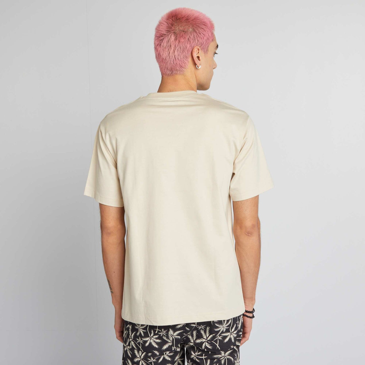 T-shirt   manches courtes 'New York' Beige