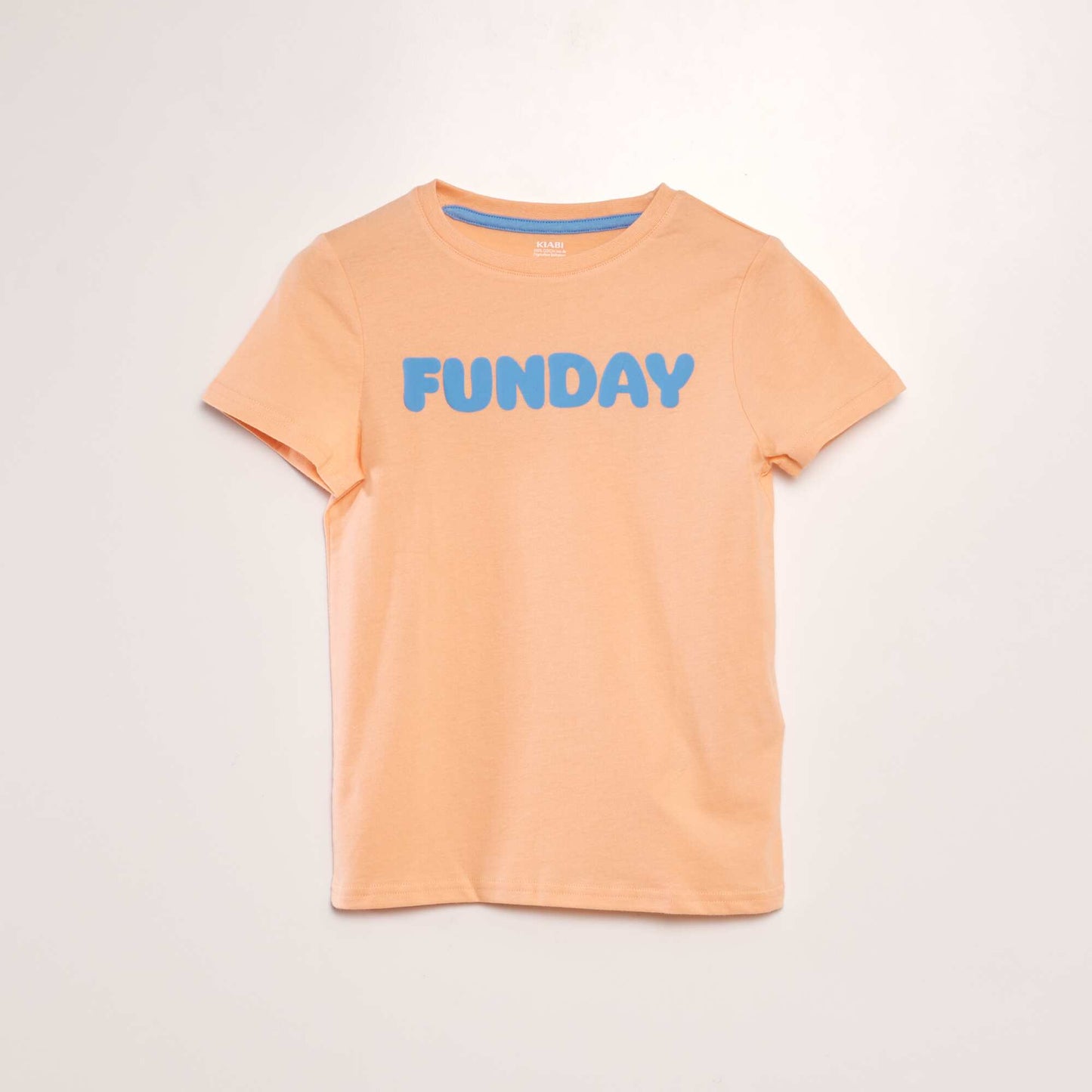 T-shirt imprim Orange