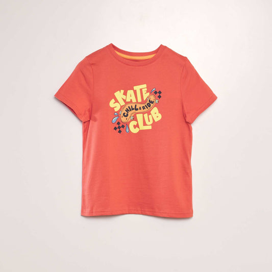 T-shirt imprim Rouge