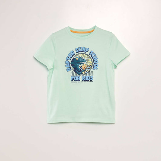 T-shirt imprim Vert d'eau