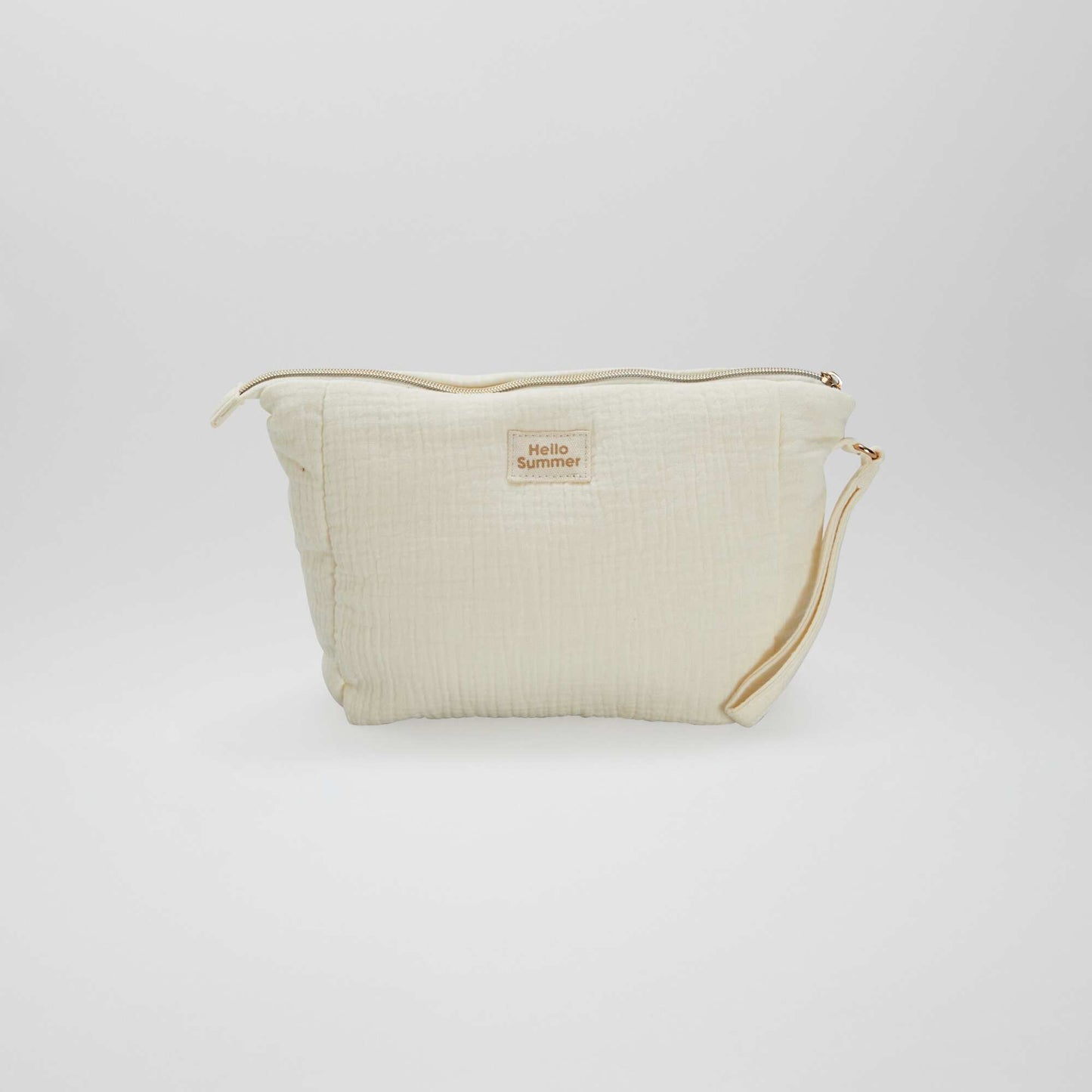 Grande trousse en gaze de coton Cr me