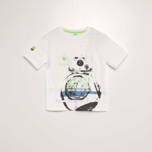 T-shirt 'Star Wars' Blanc 'Droid'