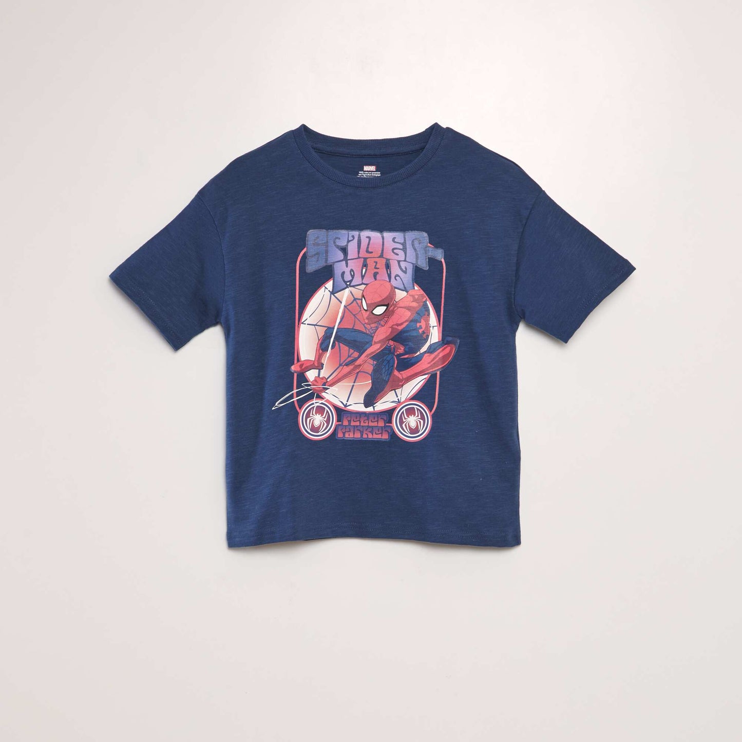 T-shirt imprim 'Spider-man' Bleu