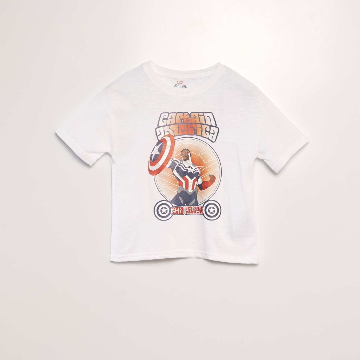 T-shirt imprim 'Marvel' Blanc