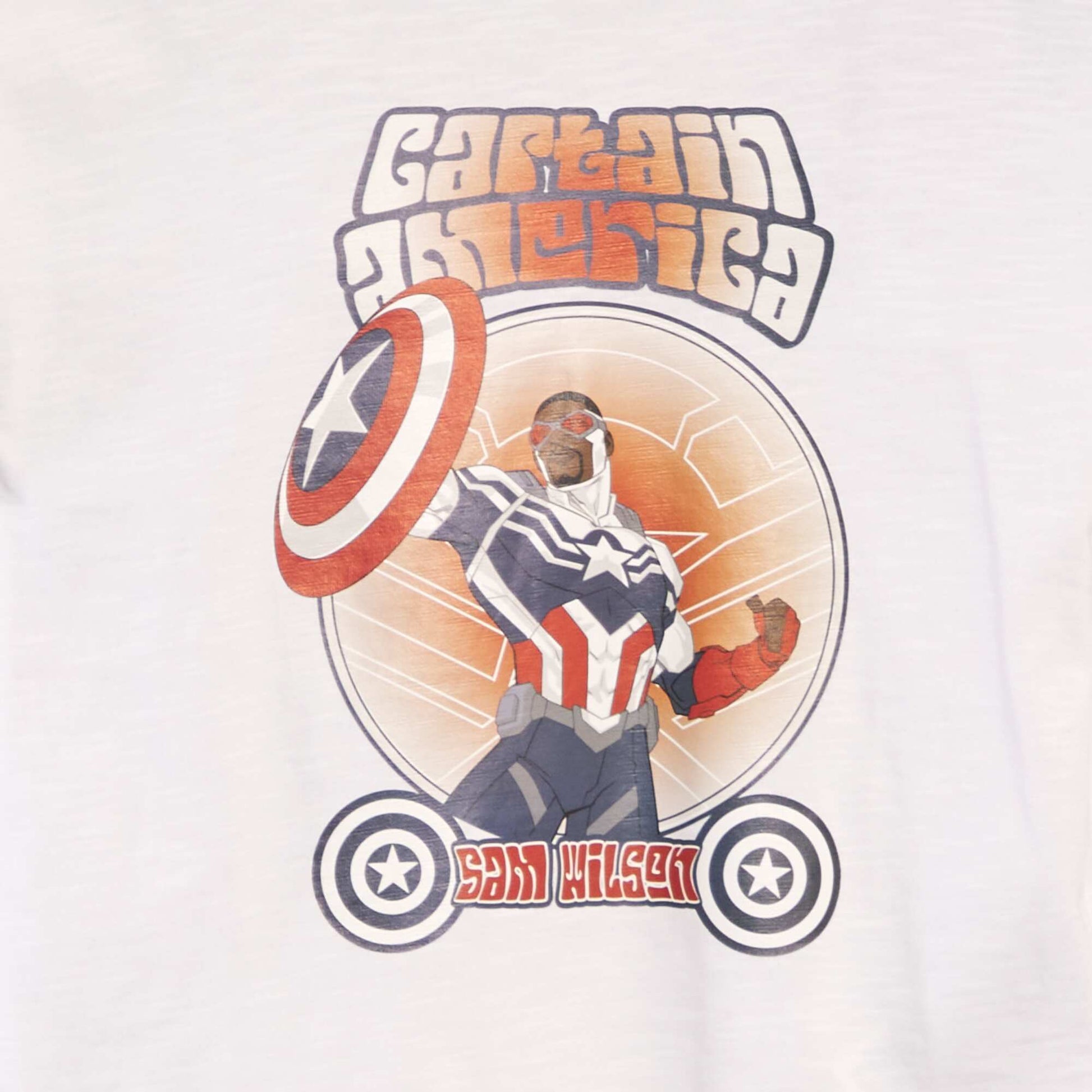 T-shirt imprim 'Marvel' Blanc