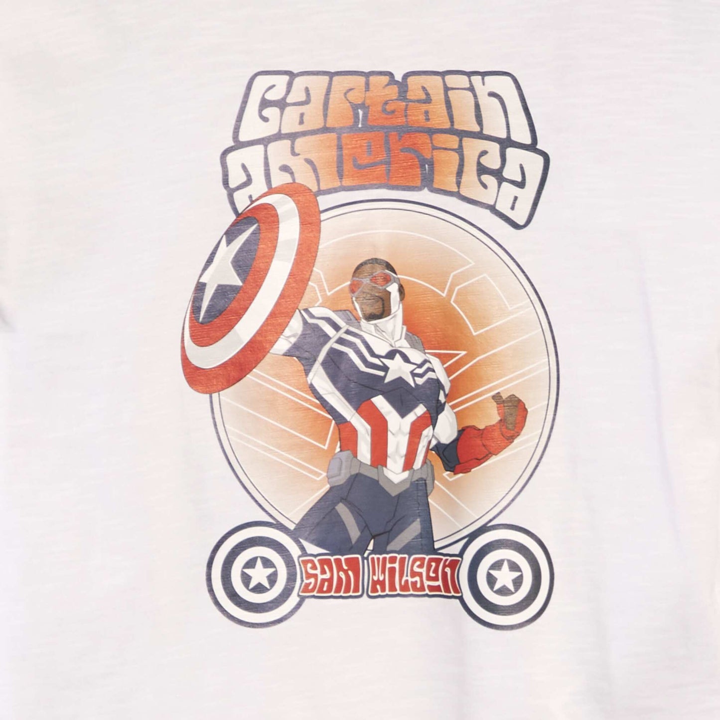 T-shirt imprim 'Marvel' Blanc