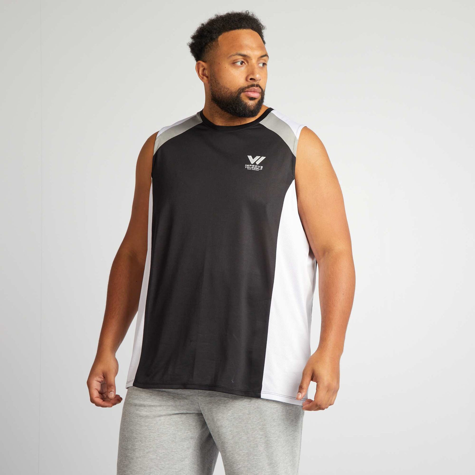 D bardeur de sport Noir
