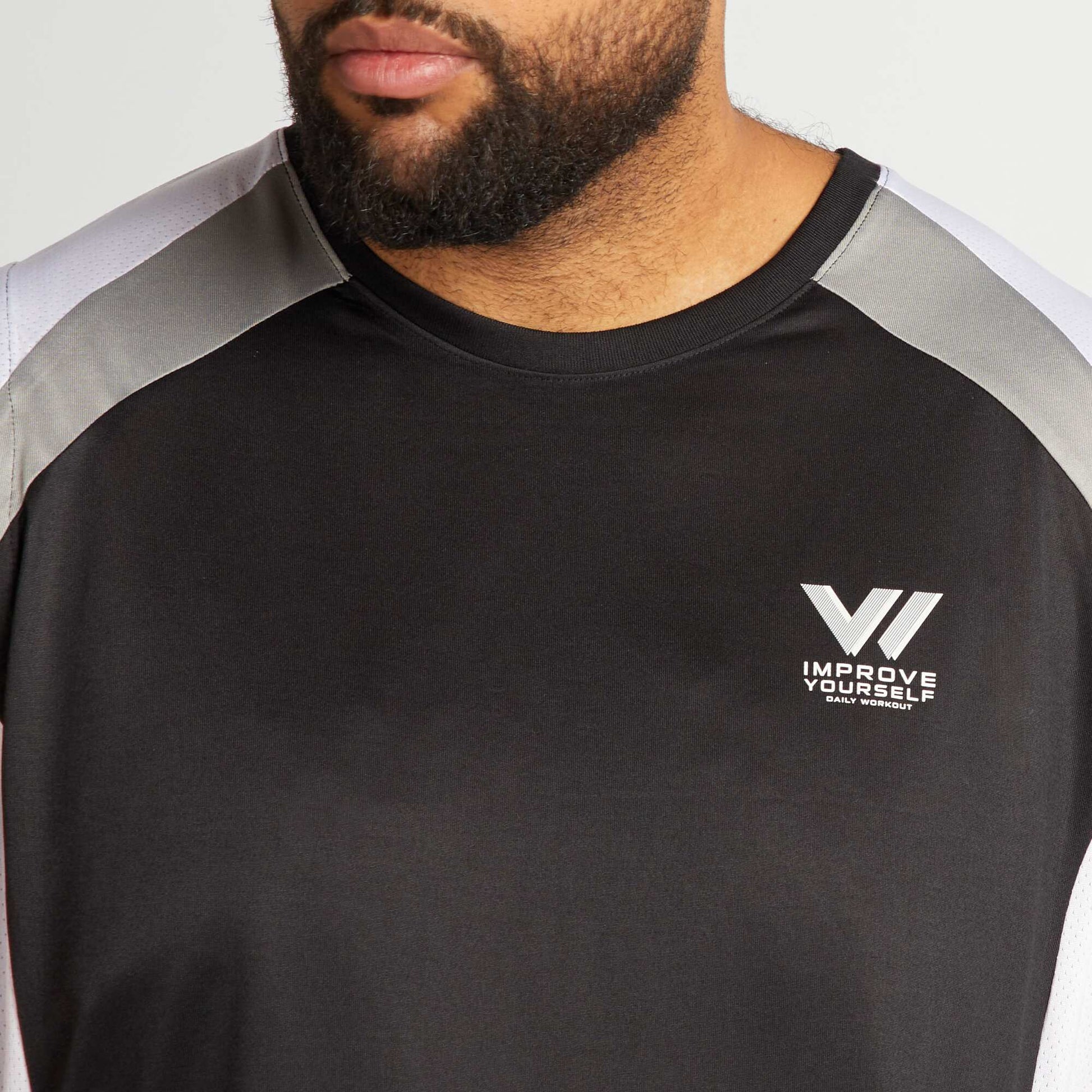 D bardeur de sport Noir