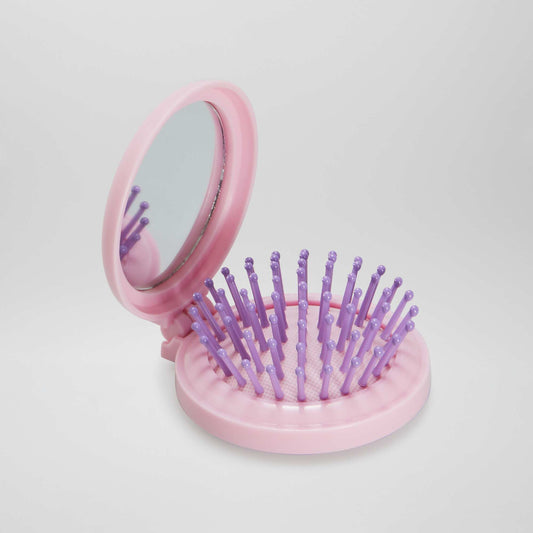 Brosse m duse 'licorne' Rose